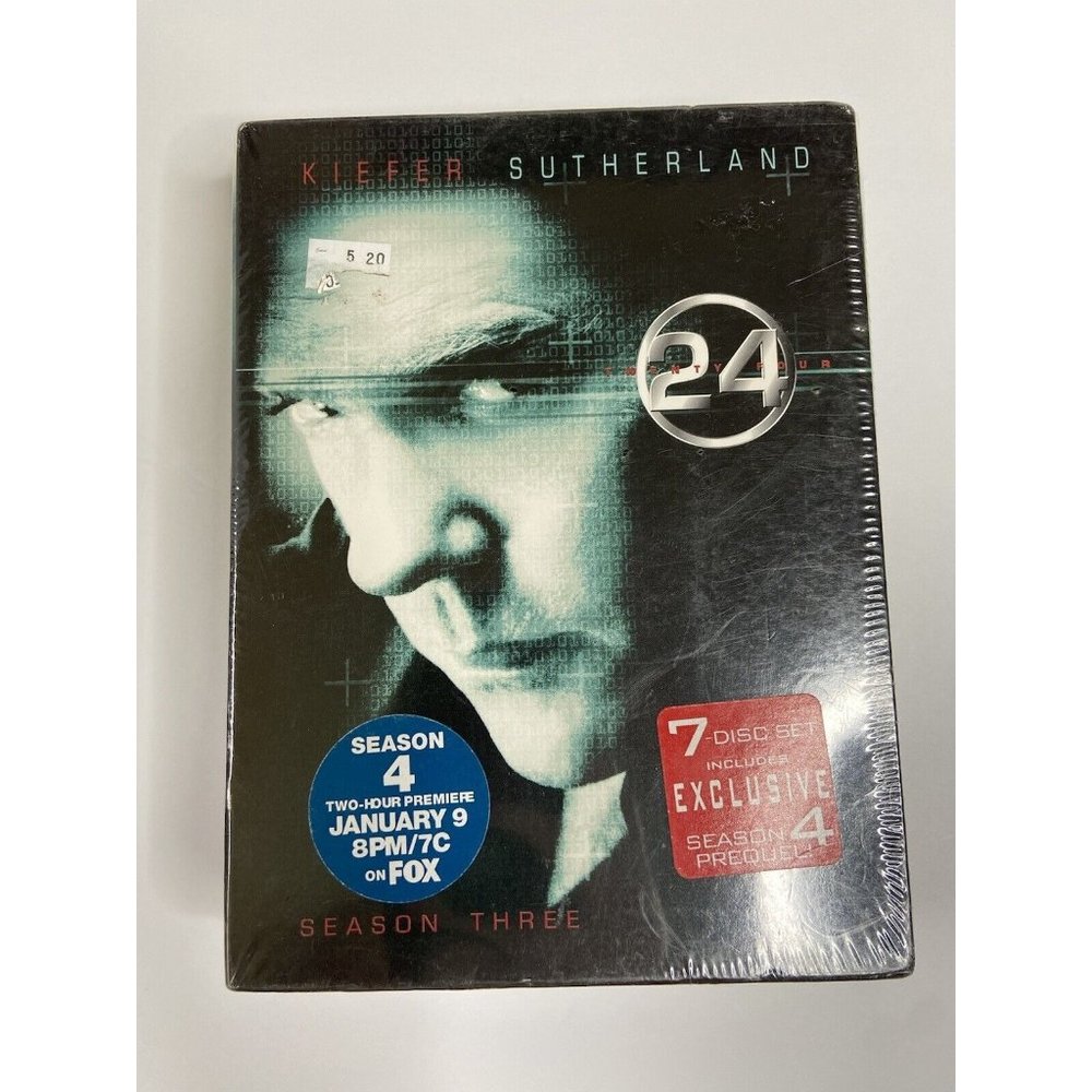 24 Season Three 7 DISC Set Brand New Original Packaging FOX TV Series